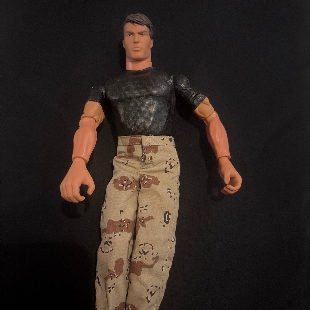 Vintage military-style toy from 1990-2000s
